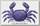 Приманка Marukyu Crab L purple