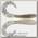 Приманка Ouzo твистер Walleye grub 8,9см 20 smoke shad laminate 20