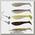Приманка Savage Gear LB Pro 4Play Shad 8,5см 5г 5шт 10-Fluo Yellow Whi