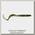 Приманка Savage Gear LB rib worm 90мм green silver 10шт