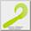 Приманка YUM твистер Walleye Grub 10см (4) lime core 1/12