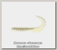 Приманка YUM твистер Walleye Grub 10см(4) white 1/12