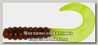 Приманка Yum Walleye grub 3'' цв 109 butterscotch chartreuse