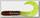 Приманка Yum Walleye grub 3'' цв 109 butterscotch chartreuse