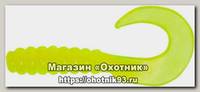 Приманка Yum Walleye grub 3'' цв 50 chartreuse
