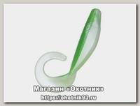 Приманка Zman твистер Curly tail streakz 4 lime pearl 5шт