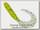 Приманка Zman твистер Grubz 5 chartreuse sparkle 8шт