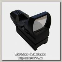 Прицел Target Optic 1x33 открытый на weaver