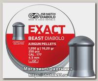 Пульки JSB Exact Beast diablo 4,52мм 1,050гр 250шт