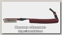 Ремешок страховочный витой паракордовый бордовый