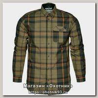 Рубашка Seeland Conroy duffel green check р.L