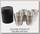 Рюмка Следопыт средняя в кожаной тубе 4 шт