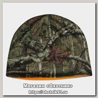 Шапка Harkila Moose hunter reversible mossy Oak break-Up country orange blaze