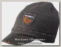 Шапка Savage Gear Logo knit beanie grey