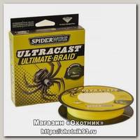 Шнур Spiderwire 8 carrier ultracast yellow 110м 0,17мм