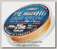 Шнур Sunline PE Jigger HG light 200м 1,5 25lbs