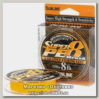 Шнур Sunline Super PE 8 braid orange 150м 10lb
