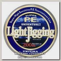 Шнур Unitika Univenture light jigging PE 200м 0,17мм 7кг
