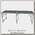 Стол Camping World Party Grey до 50 кг 200*60 см