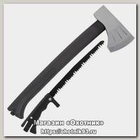 Топор SOG Backcountry axe пила сталь 1055 рукоять пластик