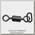 Вертлюг JRC Easy glide ring swivels с кольцами №11 10шт