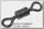 Вертлюг Prologic LM hookbait swivel M 15шт