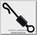 Вертлюг с быстросъёмом Gardner Target kwik lok swivels №20