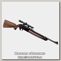 Винтовка Crosman 2100B мультикомпр. прицел 3-7*20 пластик 4,5мм