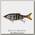 Воблер Savage Gear 3D roach shine glider 135 13,5см 29гр SS 03 Perch PHP