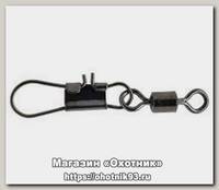 Вертлюг с двумя застежками UG Rolling With double interlock snap black №5