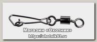 Застежка с вертлюгом UG Rolling With hooked snap black №3
